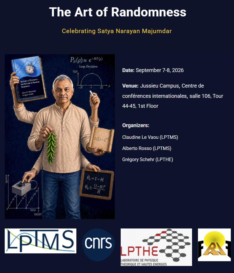 The Art of Randomness: Conférence en l'honneur de Satya Majumdar